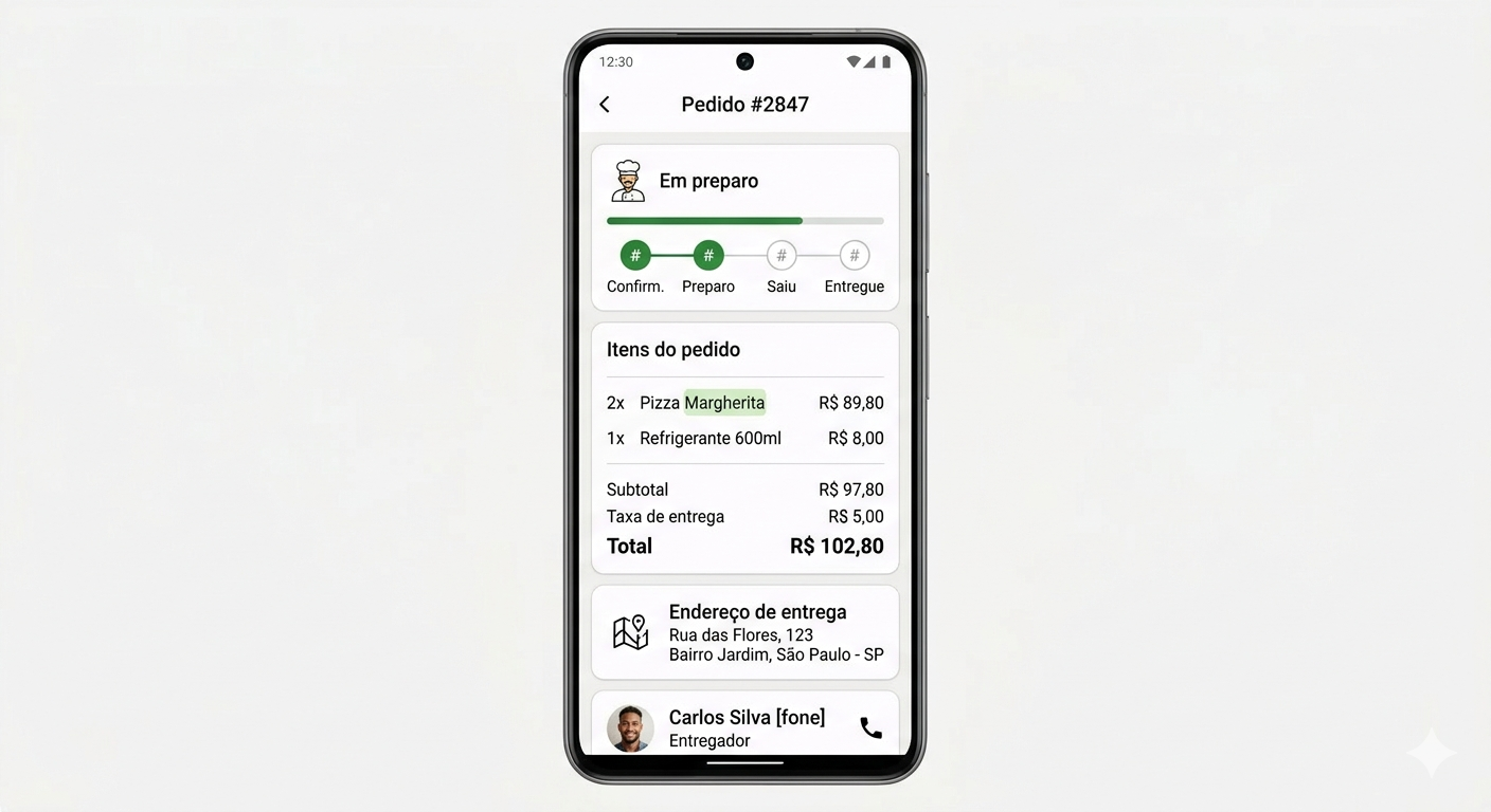 Acompanhamento de Pedido